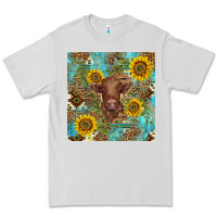 Dove Grey western highland cow Premium Tee - BarkalooDesign
