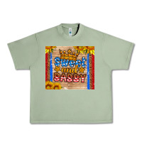 Oil Green usa flag sweet and sassy Urban Heavy Tee - HRA Design Shop