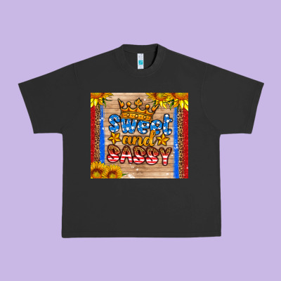 Usa Flag Sweet And Sassy Urban Heavy Tee Designed By Hra Design Shop