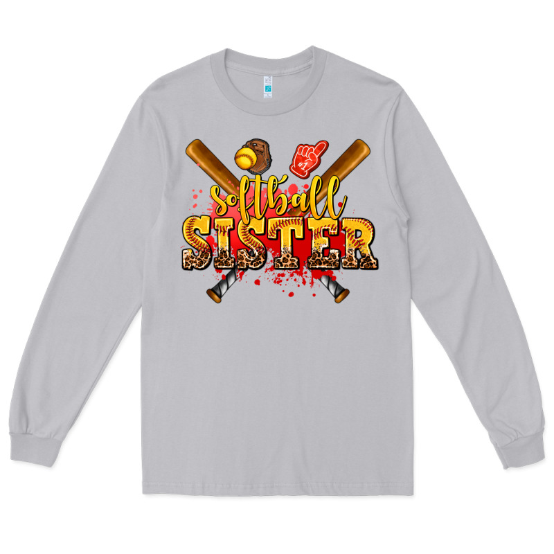 Softball Sister Long Sleeve Tee by AdoDesignShop | Teevron