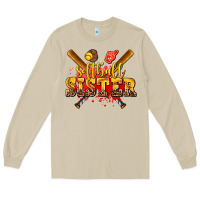 Mushroom softball sister Long Sleeve Tee - AdoDesignShop