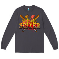 Smoke softball sister Long Sleeve Tee - AdoDesignShop