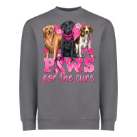 Storm Paws For The Cure Heavyweight Sweatshirt - texasbilliewilder