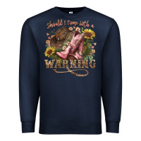 Navy shouldve come with a warning boots  cowboy Premium Sweatshirt - NancyCooperArtShop