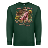 Sports Green shouldve come with a warning boots  cowboy Premium Sweatshirt - NancyCooperArtShop