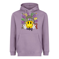 Lavender mardi gras vibes Heavyweight Hoodie - MaliasSmallBusiness
