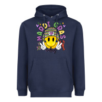Navy mardi gras vibes Heavyweight Hoodie - MaliasSmallBusiness