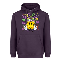 Plum mardi gras vibes Heavyweight Hoodie - MaliasSmallBusiness