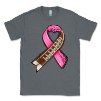 Charcoal Heather breast cancer sport ribbons Classic Tee - AdoDesignShop