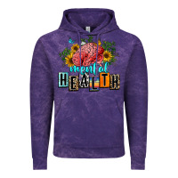 Cloud Purple mental health Vintage Hoodie - texasbilliewilder