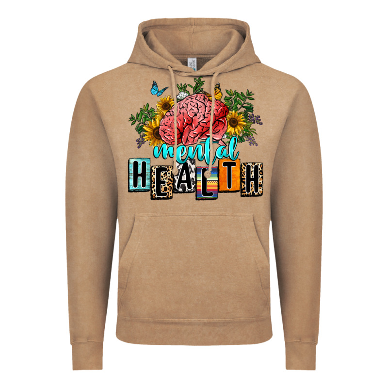 Mental Health Vintage Hoodie by texasbilliewilder | Teevron