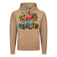 Vintage Coffee mental health Vintage Hoodie - texasbilliewilder