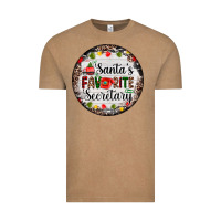 Vintage Coffee christmas santas favorite secretary    light Vintage Tee - AdoDesignShop