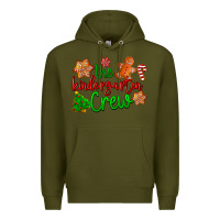 Army Green the kindergarten crew Premium Hoodie - LillyAllenDesigns
