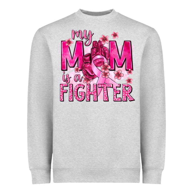 My Mom Is A Fighter With Ribbon Heavyweight Sweatshirt by texasbilliewilder | Teevron
