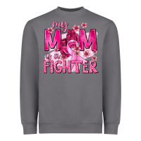 Storm My Mom Is a Fighter with Ribbon Heavyweight Sweatshirt - texasbilliewilder