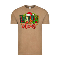 Vintage Coffee Christmas lala claus Vintage Tee - FaDigitalArtStudio