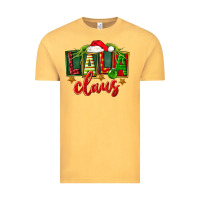Vintage Mustard Christmas lala claus Vintage Tee - FaDigitalArtStudio