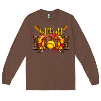 Chestnut softball mom Long Sleeve Tee - AdoDesignShop