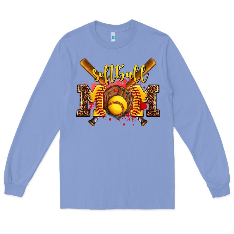 Softball Mom Long Sleeve Tee by AdoDesignShop | Teevron