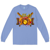 Colony Blue softball mom Long Sleeve Tee - AdoDesignShop