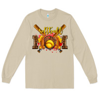 Mushroom softball mom Long Sleeve Tee - AdoDesignShop