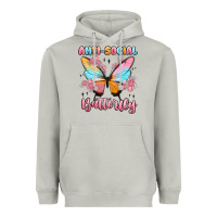 Moon Dust anti social butterfly Heavyweight Hoodie - MaliasSmallBusiness
