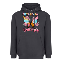 Smoke anti social butterfly Heavyweight Hoodie - MaliasSmallBusiness