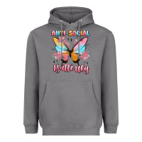 Storm anti social butterfly Heavyweight Hoodie - MaliasSmallBusiness