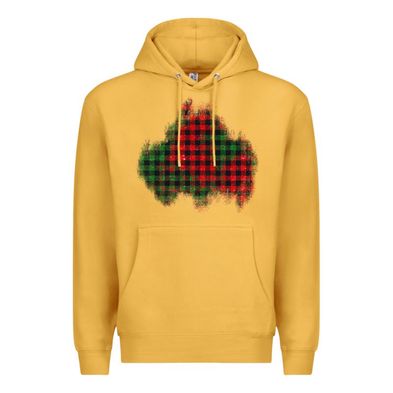 Christmas Glitter Patch Premium Hoodie by AdoDesignShop | Teevron