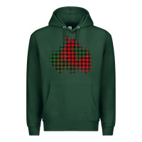Sports Green christmas glitter patch Premium Hoodie - AdoDesignShop