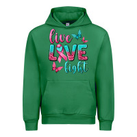Emerald live love fight breast cancer Urban Hoodie - texasbilliewilder