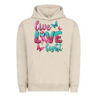 Live Love Fight Breast Cancer Urban Hoodie | Teevron