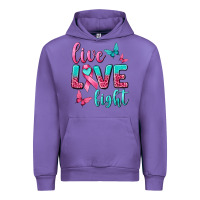 Tulip live love fight breast cancer Urban Hoodie - texasbilliewilder