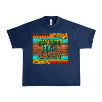 Navy sweet and sassy Juneteenth Urban Heavy Tee - HRA Design Shop