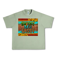 Oil Green sweet and sassy Juneteenth Urban Heavy Tee - HRA Design Shop