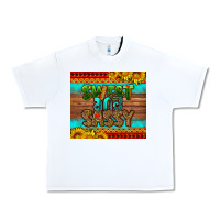 White sweet and sassy Juneteenth Urban Heavy Tee - HRA Design Shop