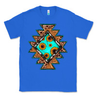 True Royal aztec leopard turquoise sunflower Classic Tee - JahusDesignShop