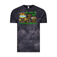 Cloud Black Be Nice To The Bus Driver It's A Long Walk Home Vintage Tee - CowhideDigitalArt
