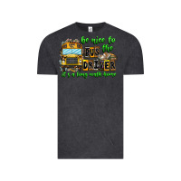 Vintage Black Be Nice To The Bus Driver It's A Long Walk Home Vintage Tee - CowhideDigitalArt