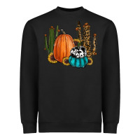 Black sunflower cactus pumpkin fall Heavyweight Sweatshirt - RanaPortraitStore