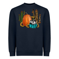 Navy sunflower cactus pumpkin fall Heavyweight Sweatshirt - RanaPortraitStore