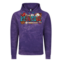 Cloud Purple mama baseball Vintage Hoodie - Zillion Design Studio