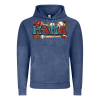 Vintage Denim mama baseball Vintage Hoodie - Zillion Design Studio