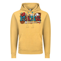 Vintage Mustard mama baseball Vintage Hoodie - Zillion Design Studio
