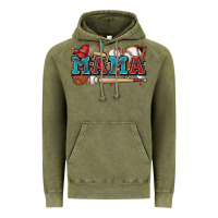 Vintage Olive mama baseball Vintage Hoodie - Zillion Design Studio