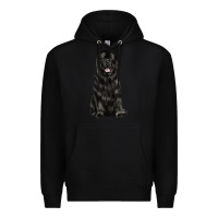 Black newfoundland dog Premium Hoodie - LillyAllenDesigns