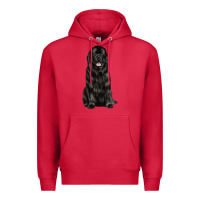 Cardinal newfoundland dog Premium Hoodie - LillyAllenDesigns