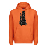 Carrot newfoundland dog Premium Hoodie - LillyAllenDesigns