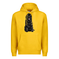 Lemon newfoundland dog Premium Hoodie - LillyAllenDesigns